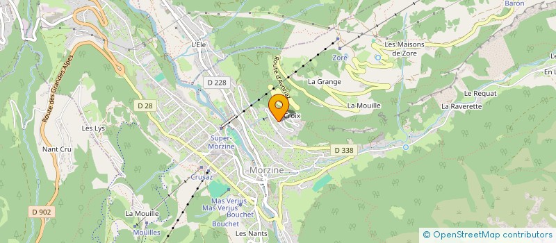 localisation de l'entreprise MONSIEUR ALAIN BALAZUC  MORZINE