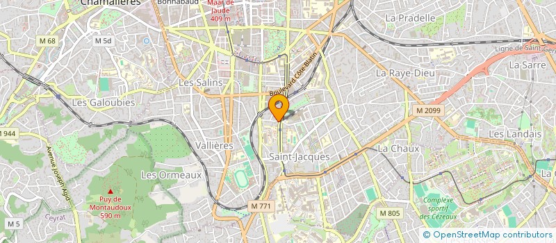 localisation de l'entreprise MONSIEUR ALAIN BALDIT  CLERMONT-FERRAND