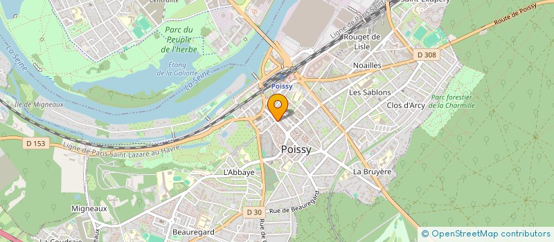 localisation de l'entreprise MONSIEUR ALAIN BALLADUR à POISSY