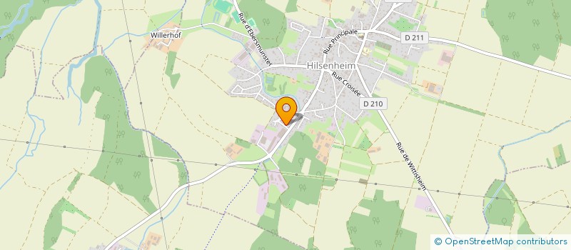 localisation de l'entreprise MONSIEUR ALAIN BALLAND  HILSENHEIM