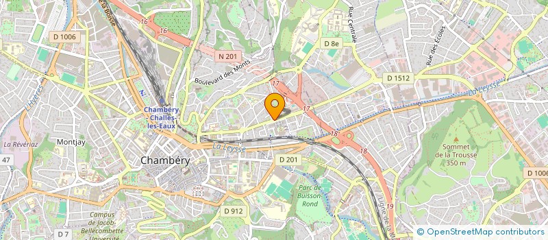 localisation de l'entreprise MONSIEUR ALAIN BALLOCCHI  CHAMBERY