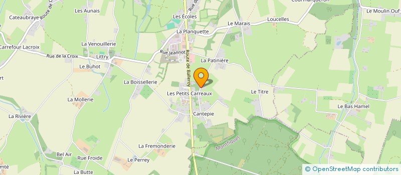localisation de l'entreprise MONSIEUR ALAIN BALOCHE à LE MOLAY-LITTRY