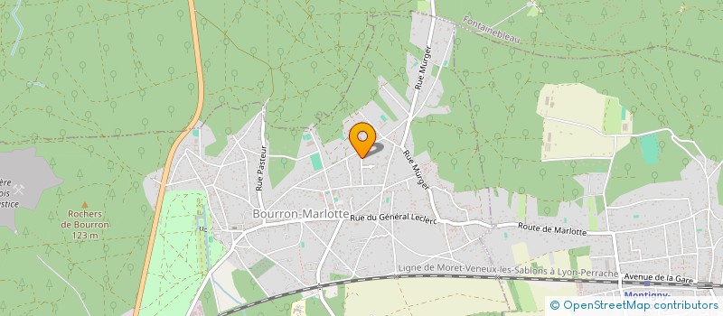 localisation de l'entreprise MONSIEUR ALAIN BALOUZAT à BOURRON-MARLOTTE
