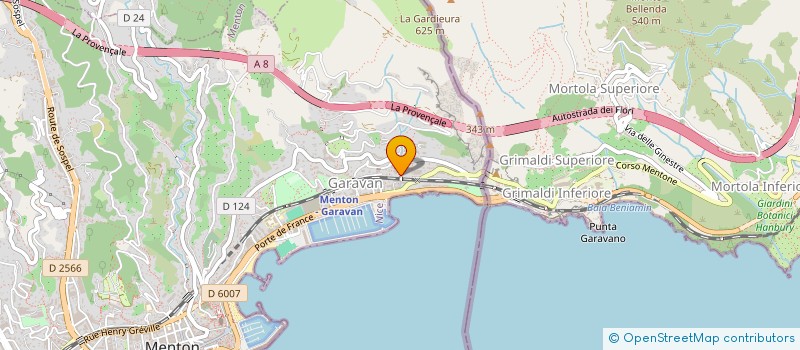 localisation de l'entreprise MONSIEUR ALAIN BALUSSOU à MENTON