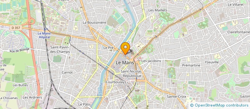 localisation de l'entreprise MONSIEUR ALAIN BANCHEREAU à LE MANS