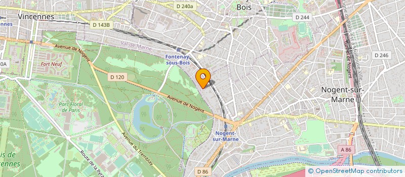 localisation de l'entreprise MONSIEUR ALAIN BANSAIS  POMPONNE