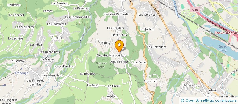 localisation de l'entreprise MONSIEUR ALAIN BAPTENDIER-SANTIQUET  SALLANCHES