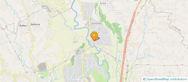 localisation de l'entreprise MONSIEUR ALAIN BAPTISTE  LE LAMENTIN