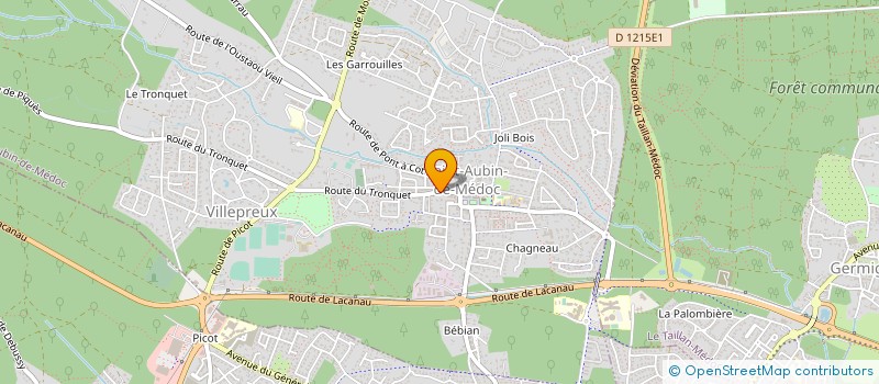 localisation de l'entreprise MONSIEUR ALAIN BAQUEY  SAINT-AUBIN-DE-MEDOC