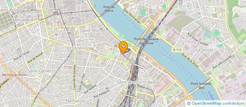 localisation de l'entreprise MONSIEUR ALAIN BARADAT  BORDEAUX