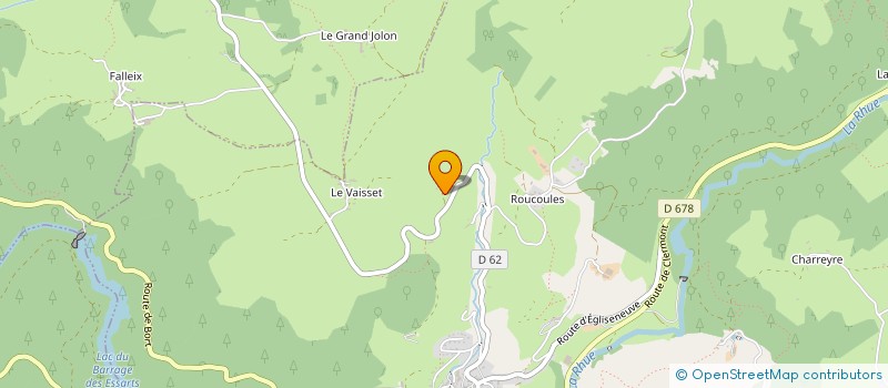 localisation de l'entreprise MONSIEUR ALAIN BARADUC à MARCENAT