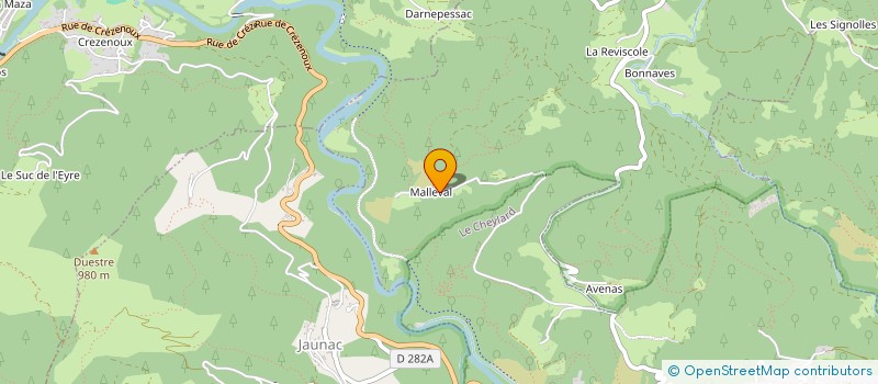 localisation de l'entreprise MONSIEUR ALAIN BARAQUIE  SAINT-JEAN-ROURE