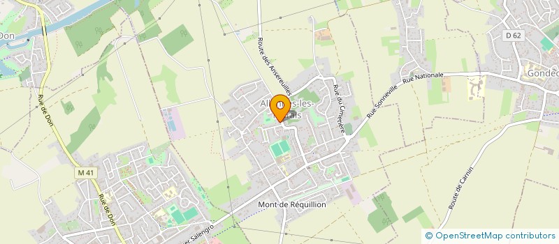 localisation de l'entreprise MONSIEUR ALAIN BARAS à ALLENNES-LES-MARAIS