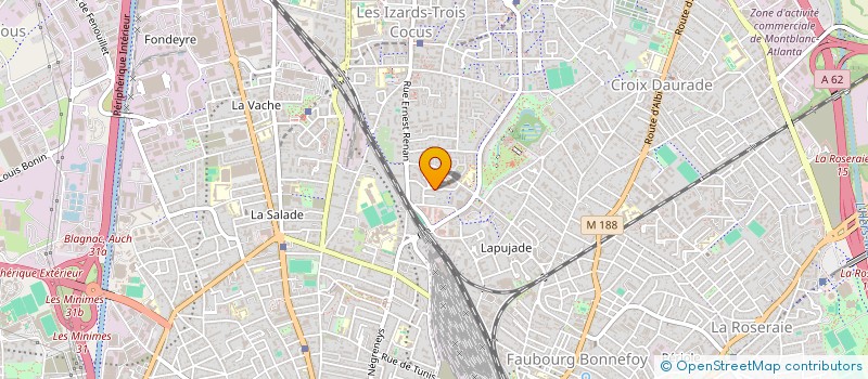 localisation de l'entreprise MONSIEUR ALAIN BARAU  TOULOUSE