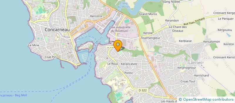 localisation de l'entreprise MONSIEUR ALAIN BARAZER à CONCARNEAU