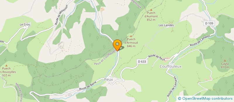 localisation de l'entreprise MONSIEUR ALAIN BARBE  PEUX-ET-COUFFOULEUX