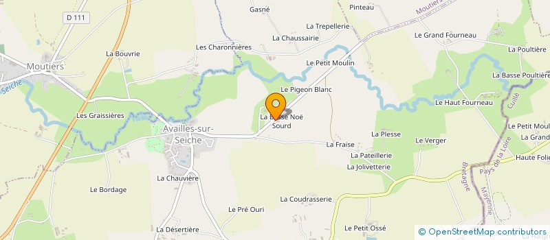 localisation de l'entreprise MONSIEUR ALAIN BARBE  AVAILLES-SUR-SEICHE