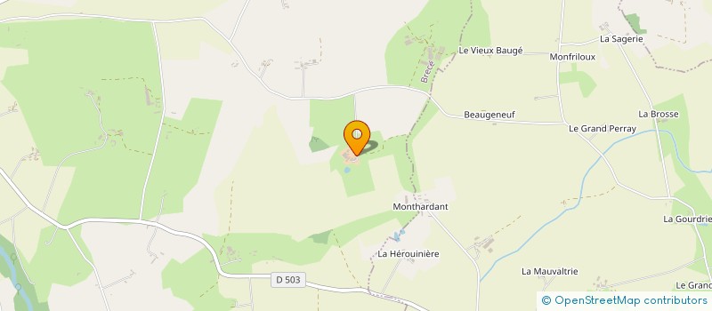 localisation de l'entreprise MONSIEUR ALAIN BARBE  BRECE