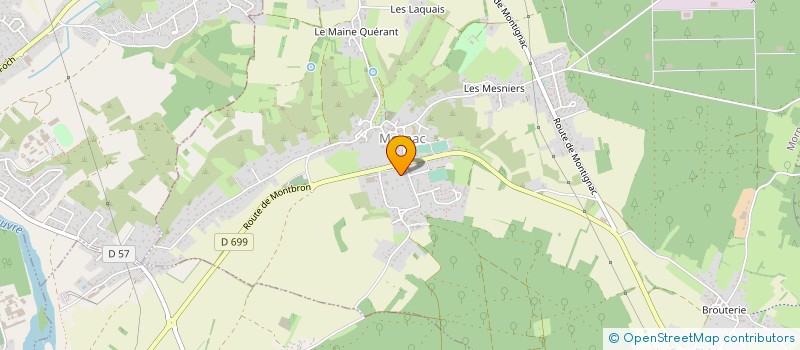 localisation de l'entreprise MONSIEUR ALAIN BARBER à MORNAC