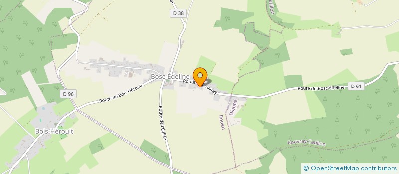 localisation de l'entreprise MONSIEUR ALAIN BARBIER  BOSC-EDELINE