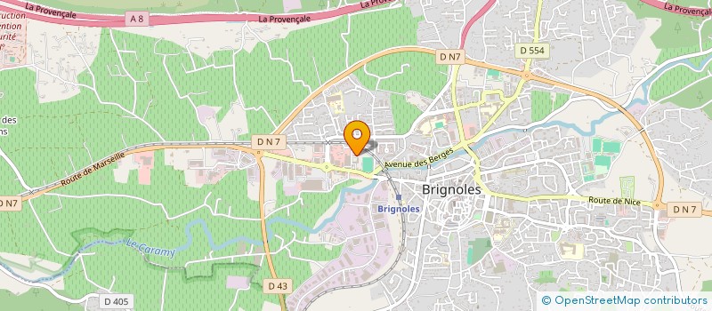 localisation de l'entreprise MONSIEUR ALAIN BARBIER à BRIGNOLES