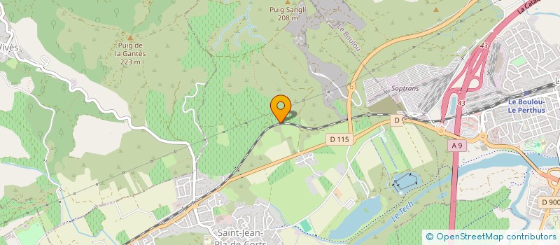 localisation de l'entreprise MONSIEUR ALAIN BARBOSA  SAINT-JEAN-PLA-DE-CORTS