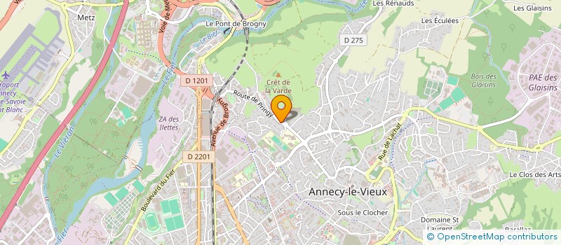 localisation de l'entreprise MONSIEUR ALAIN BARBOSA  ANNECY