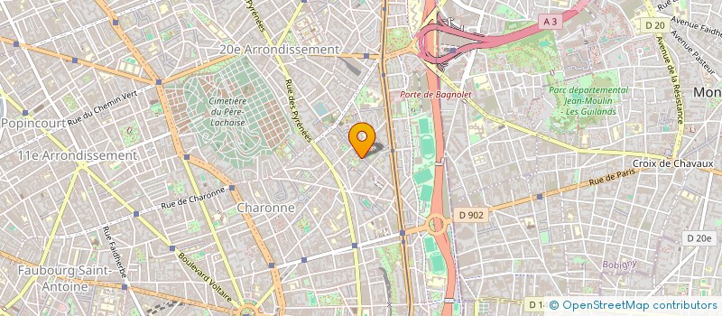 localisation de l'entreprise MONSIEUR ALAIN BARCHECHAT  PARIS