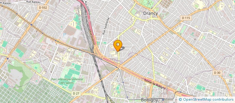 localisation de l'entreprise MONSIEUR ALAIN BARDEAU à DRANCY