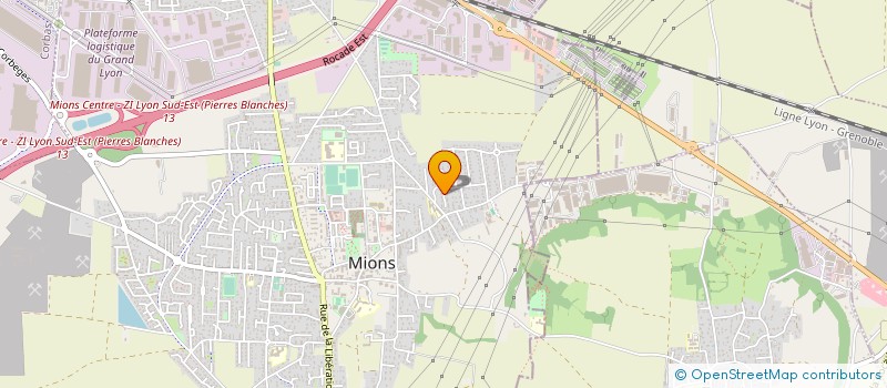 localisation de l'entreprise MONSIEUR ALAIN BARDIN  MIONS