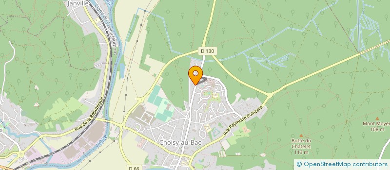 localisation de l'entreprise MONSIEUR ALAIN BARDOU  CHOISY-AU-BAC