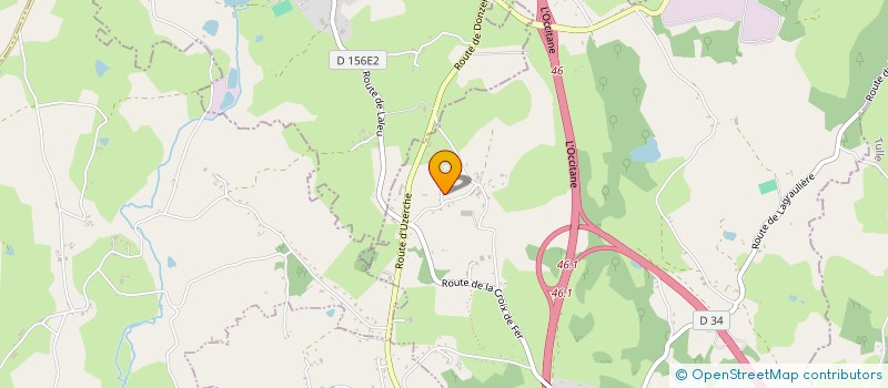 localisation de l'entreprise MONSIEUR ALAIN BARGERIE  SAINT PARDOUX L'ORTIGIER