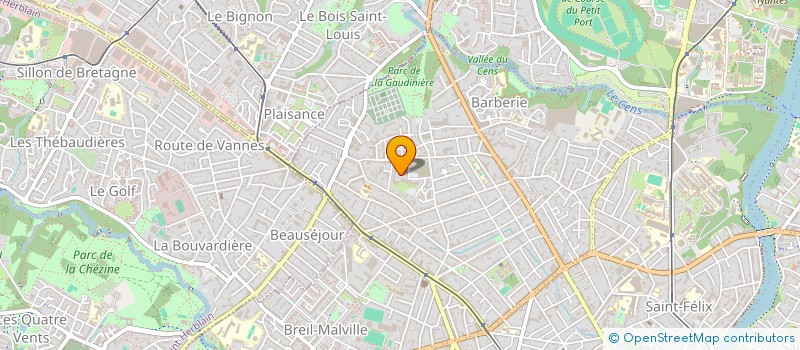 localisation de l'entreprise MONSIEUR ALAIN BARIL à NANTES