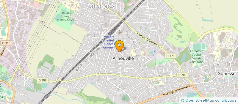 localisation de l'entreprise MONSIEUR ALAIN BARIN à ARNOUVILLE