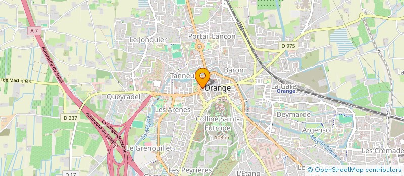 localisation de l'entreprise MONSIEUR ALAIN BARNIER  ORANGE