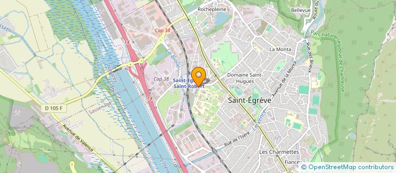 localisation de l'entreprise MONSIEUR ALAIN BAROIS à SAINT-EGREVE
