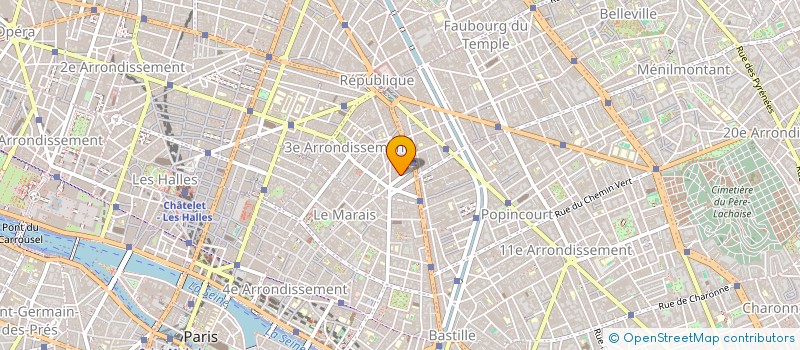 localisation de l'entreprise MONSIEUR ALAIN BARON  PARIS