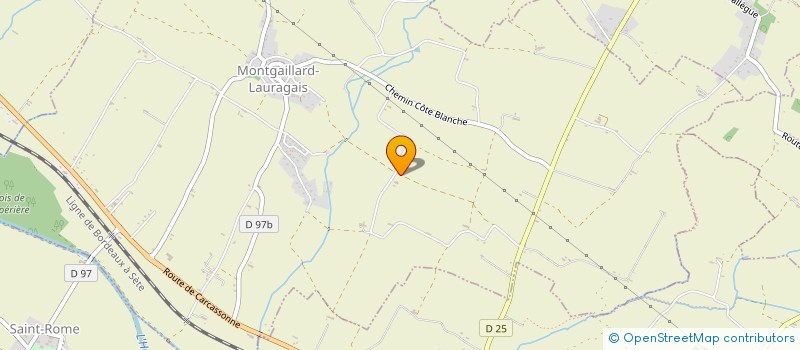 localisation de l'entreprise MONSIEUR ALAIN BARON  MONTGAILLARD-LAURAGAIS