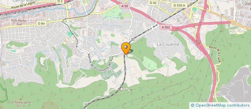 localisation de l'entreprise MONSIEUR ALAIN BARONI à AUBAGNE
