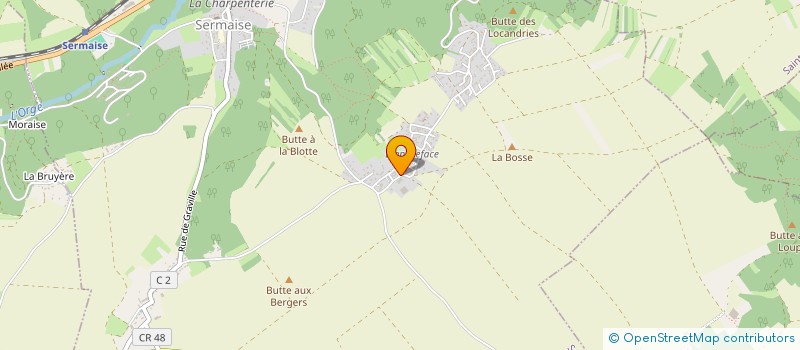 localisation de l'entreprise MONSIEUR ALAIN BARRAGAN  SERMAISE