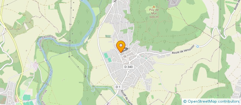 localisation de l'entreprise MONSIEUR ALAIN BARRAILLER  MUR-SUR-ALLIER