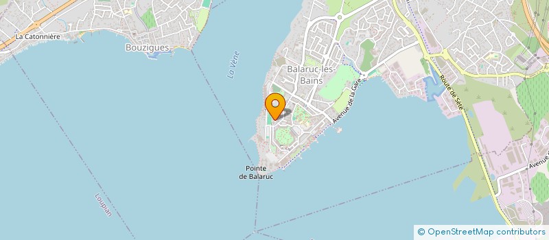 localisation de l'entreprise MONSIEUR ALAIN BARRAU  BALARUC-LES-BAINS