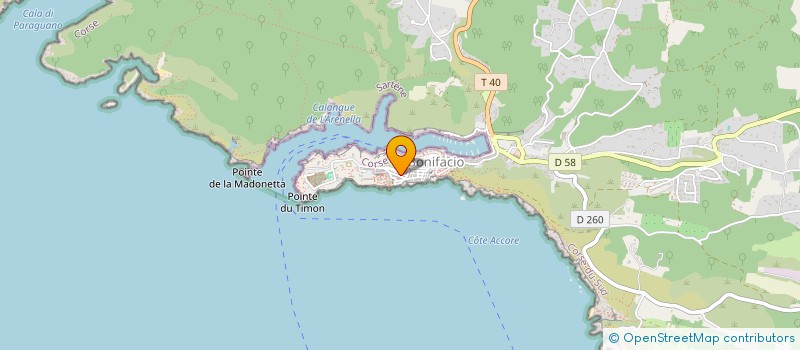 localisation de l'entreprise MONSIEUR ALAIN BARRAUD  BONIFACIO