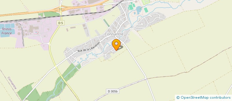 localisation de l'entreprise MONSIEUR ALAIN BARRE  CONNANTRE