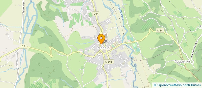 localisation de l'entreprise MONSIEUR ALAIN BARRE  MONEIN