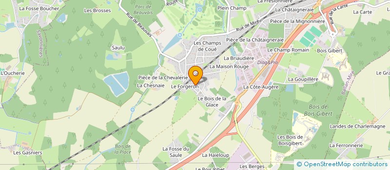 localisation de l'entreprise MONSIEUR ALAIN BARREAU  BALLAN-MIRE