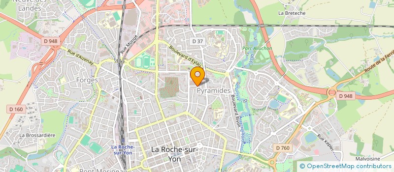 localisation de l'entreprise MONSIEUR ALAIN BARREAU à ROCHE SUR YON (LA)