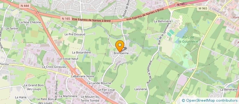 localisation de l'entreprise MONSIEUR ALAIN BARRETEAU à COUERON