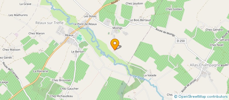 localisation de l'entreprise MONSIEUR ALAIN BARRIER à REAUX SUR TREFLE