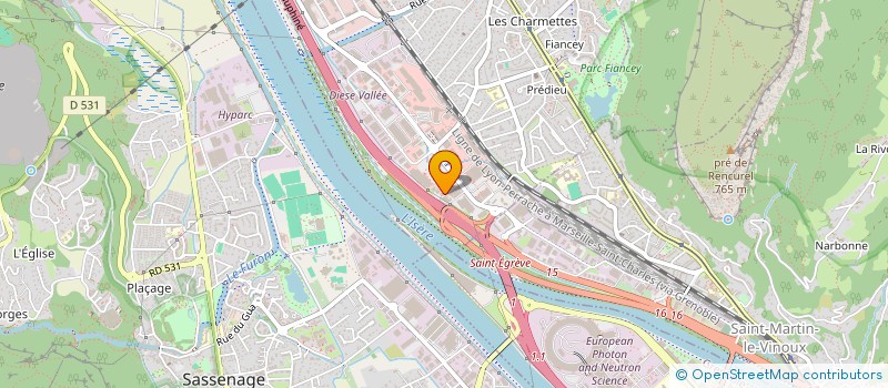 localisation de l'entreprise MONSIEUR ALAIN BARRIERE  SAINT-EGREVE